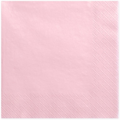 Guardanapos Rosa Pastel|33cm